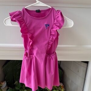 Greyson Bright Pink Ruffle Sundress
